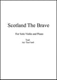 Scotland The Brave P.O.D. cover